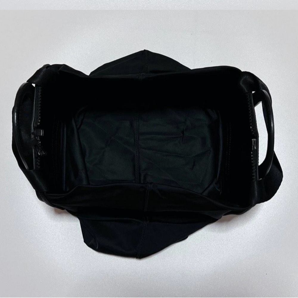 FURLA Black Foladable Shopper Tote - Rare - Picture 8 of 16